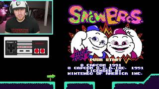 Snow Brothers NES - How to get into the secret "Time Mode" screenshot 4