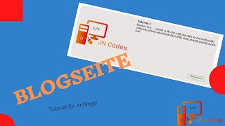 Blogseite/Tutorialseite programmieren in HTML und CSS | Webseite in HTML & CSS #3