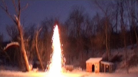 1 lb. Core Burner Rocket Test w/ 326 gram DUMMY Shell -  I Think I got It !