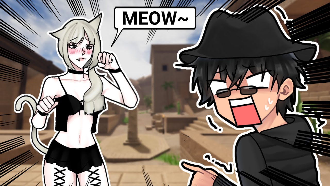 TROLLING as an E-KITTEN in EVADE VC! | Roblox Funny Moments