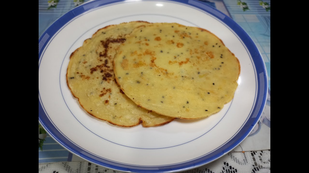 Atter Ruti Alu ruti with garlic and cheese - YouTube