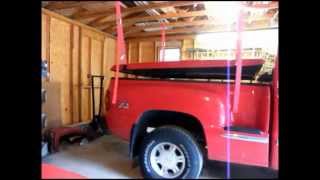 How to remove your A.R.E. fiberglass truck cap or hard shell fast,easy and singlehanded