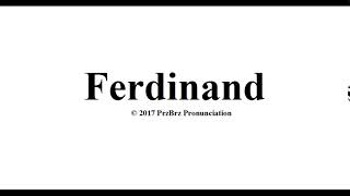 Download lagu Ferdinand movie pronunciation How to Pronounce like PrzBrz Ferdinand movie pronunciation How to Pronounce like PrzBrz