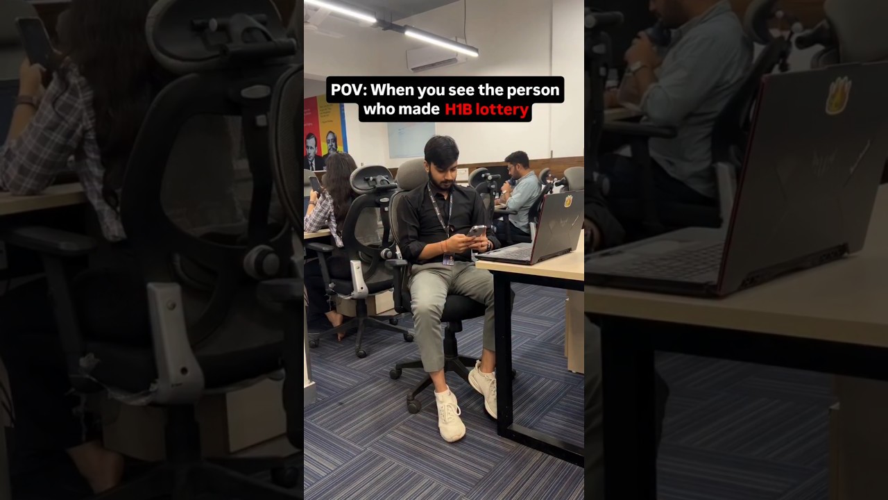 When you see the person who won H1B Lottery! 