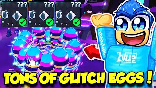 I Opened TONS OF GLITCH EGGS AND GOT 3 MEGA HUGE PETS In Click Simulator!!