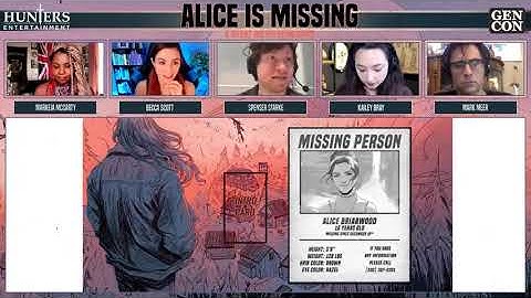 GenCon 2020: Alice is Missing Live Play