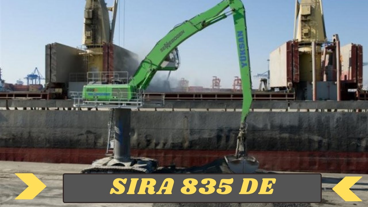 SENNEBOGEN 835 ( PALETLİ ) İLE GEMİ BAŞLANGICI ( SHIP START WITH SENNEBOGEN 835 (TRACKED)