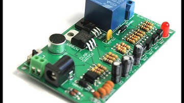 DIY Clap switch with relay for 220V Appliances