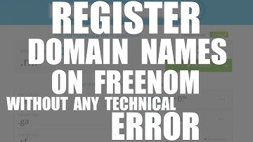 How To Register Domains On Freenom Without Any Kind Of Technical Error