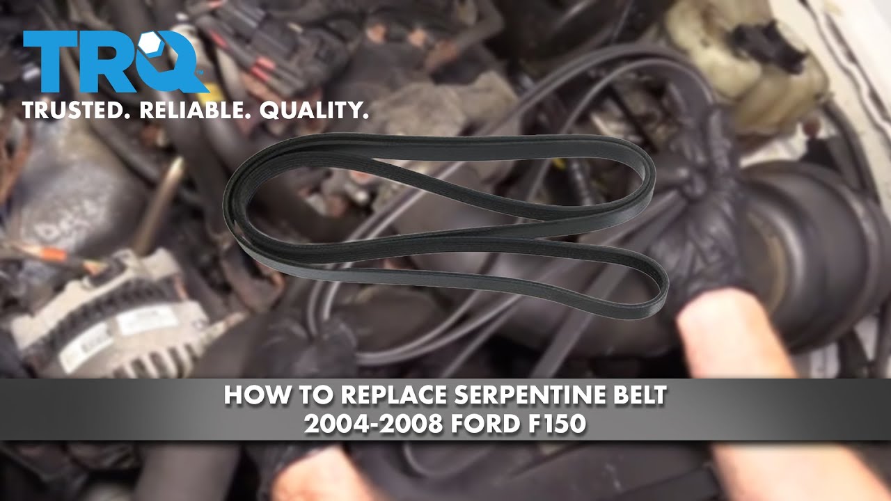 How to Replace Serpentine Belt 2004-08 Ford F150 | 1A Auto