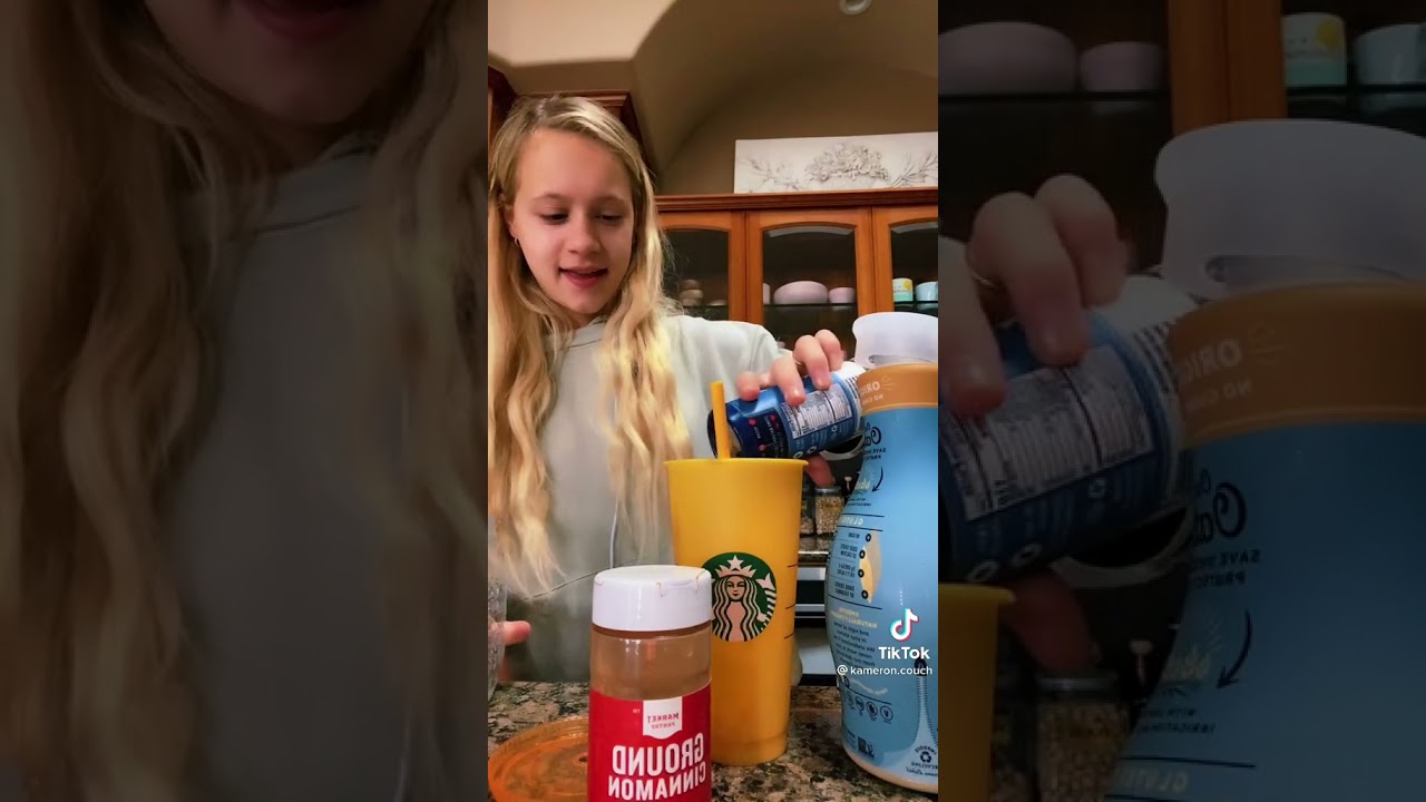 Kameron couch coffee making TikTok YouTube