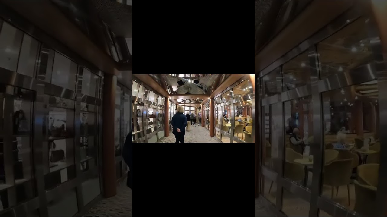 Shopping on Ambassador Ambition cruise ship.