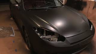 Satin Black Plasti Dip - Hyundai Tiburon Gt