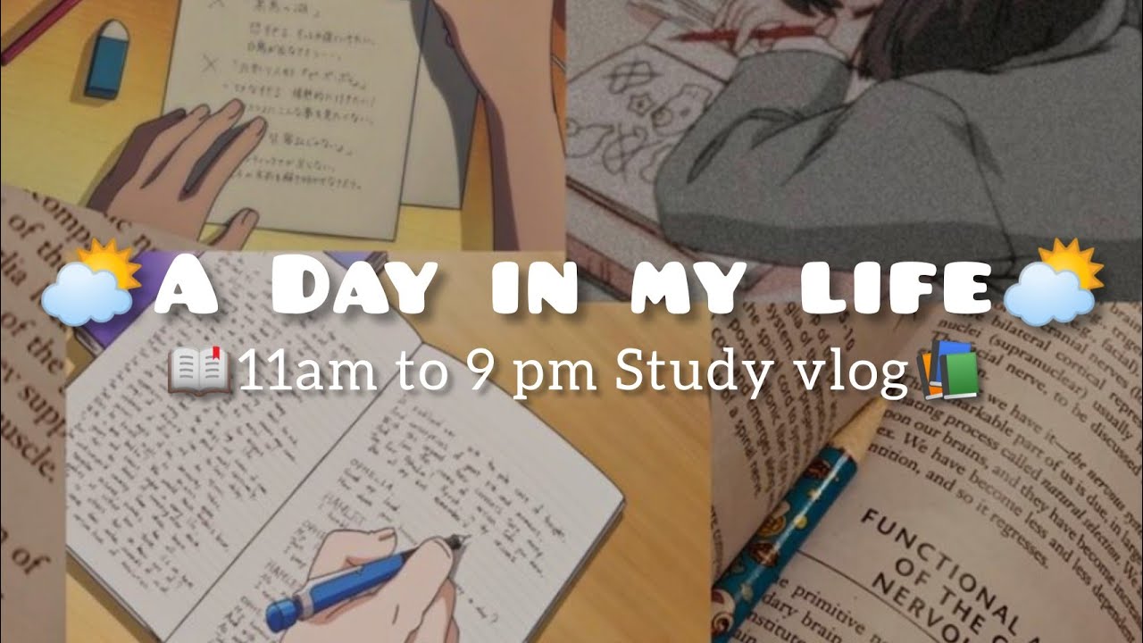 Morning to Night study vlog 📚 | A day in my life 🌸 | Learn with Efat ...
