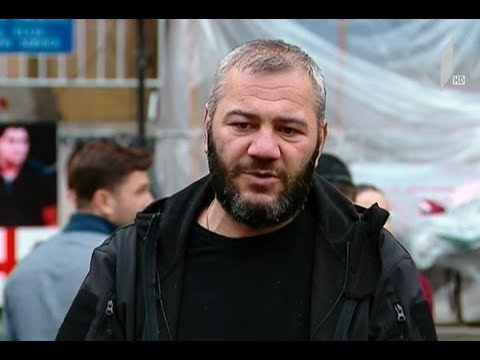 \"ევროპული საქართველოს\" წევრები ზაზა სარალიძის მხარდამჭერ აქციაზე მივიდნენ