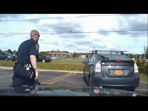 During traffic stops cops touch the back of the car so if they're killed ...