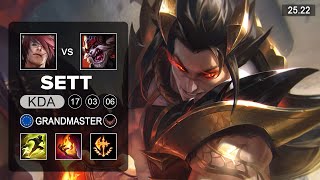 Sett vs Kled Top - EUW Grandmaster - Patch 25.22 Season 15