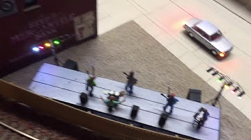 Model railroad animation