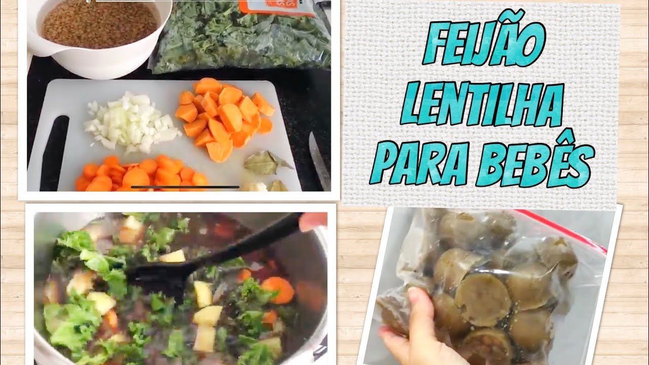 Feijão e Lentilha para Bebês (RECEITA) - YouTube
