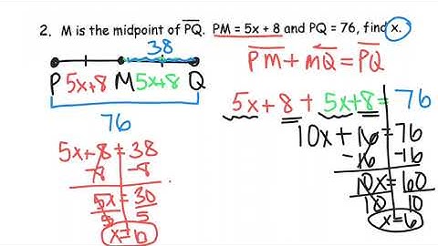 Midpoint and Segment Bisector Equations Video