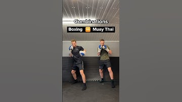BOXING vs MUAY THAI COMBINATIONS #shorts