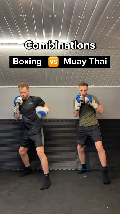 BOXING vs MUAY THAI COMBINATIONS #shorts