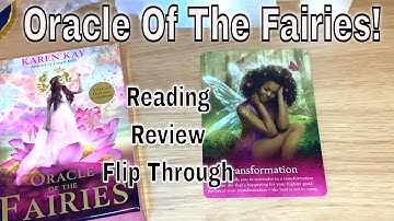 🧚🏼‍♀️Oracle Of The Fairies Reading Review & Flip Through!! 🧚🏽‍♂️