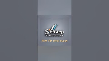 Try Catch Block #Java #TryCatch #ProgrammingTips #Coding #TechTips #Softstep #SoftstepSolution