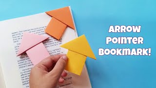 Origami Arrow Bookmark Tutorial | Easy Corner Bookmark for Beginners | Easy Origami | Paper Bookmark