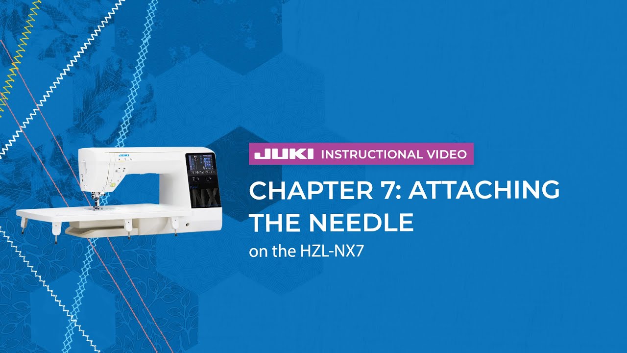 Kirei HZL-NX7 - Chapter 7: Attaching the Needle - YouTube