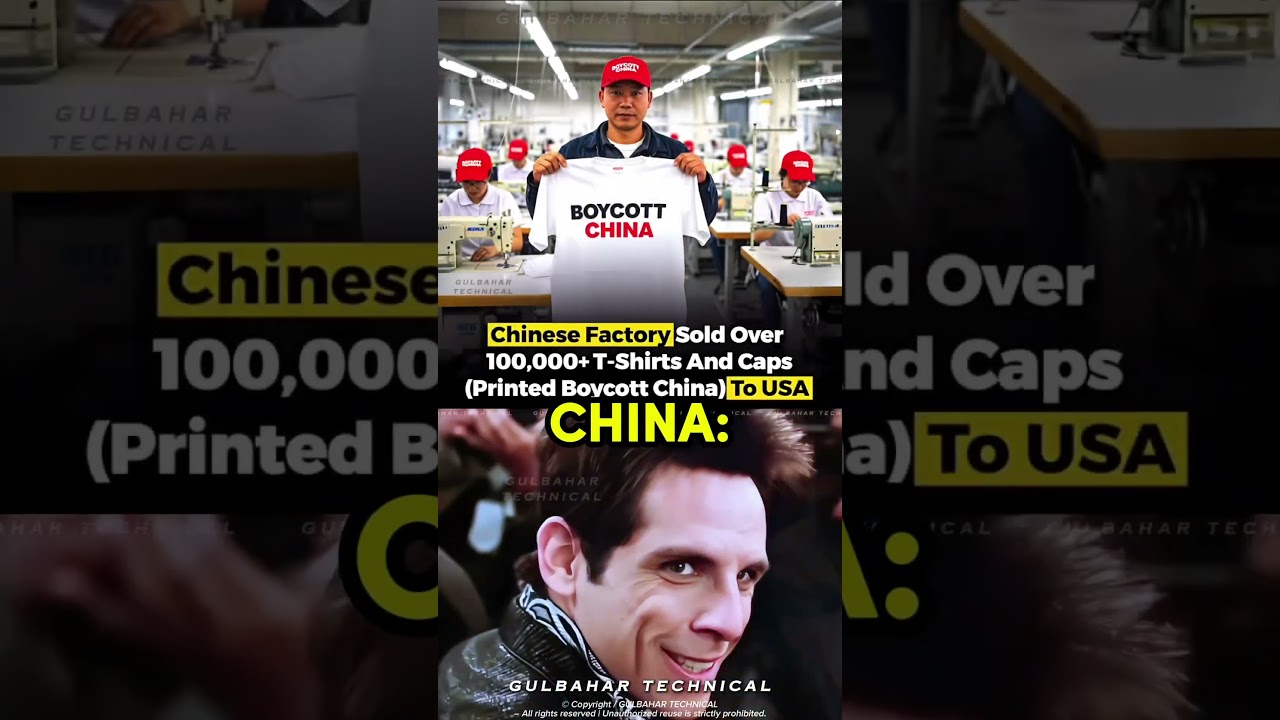 China Profits From Anti-China Shirts?! 😂