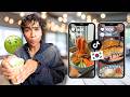 ONLY Eating TikTok Viral Foods in Korea for 24 HRS!