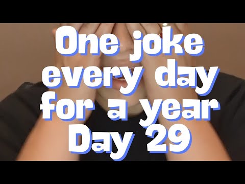 one joke every day for a year - day 29