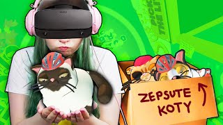 Naprawiam ZEPSUTE KOCIAKI w VR! - Cat Sorter VR screenshot 4