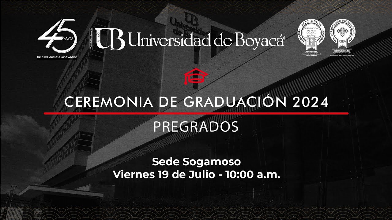 CEREMONIA DE GRADOS 2024 - YouTube