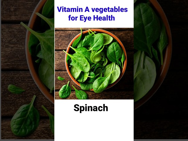 Healthy Eye Vitamin A Vegetables #eyecareoptom #shorts #foods #vegetables #eye