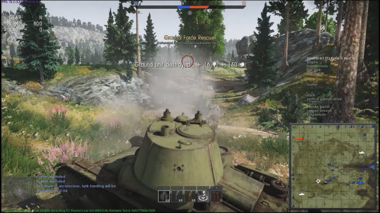 War Thunder-EP36-Tank Battle Game mode: Conquest Map: Korelia-1080p - YouTube