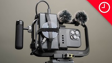 Pro iPhone video gets a LOT easier with this cage...