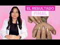 Diseño paso a paso (adaptando uñas cortas a un diseño largo)