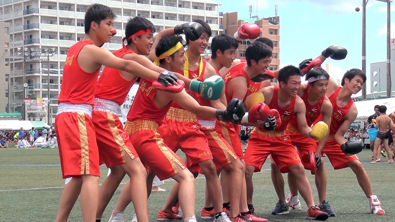 18 東福岡高校体育祭 部活対抗リレー パフォーマンス組 Youtube
