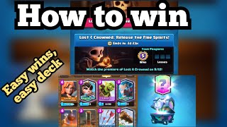 Win The Fire Spirits Challenge Lost And Crowned Edition Clash Royale Yac270