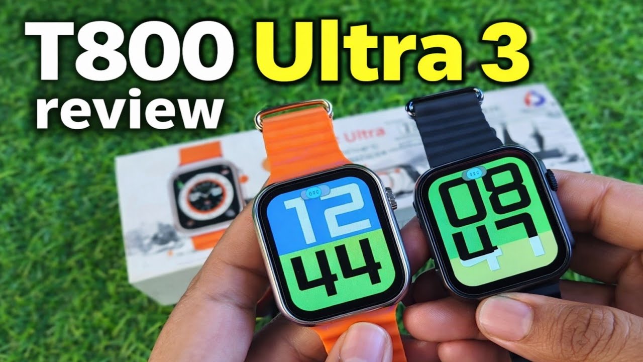 T800 ultra 3 smartwatch review|t800 ultra smart watch features - YouTube