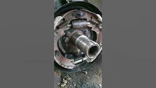 🛠 Toyota Forklift Front Wheels 🛠 And Brake Shoe And Brake Washer Change