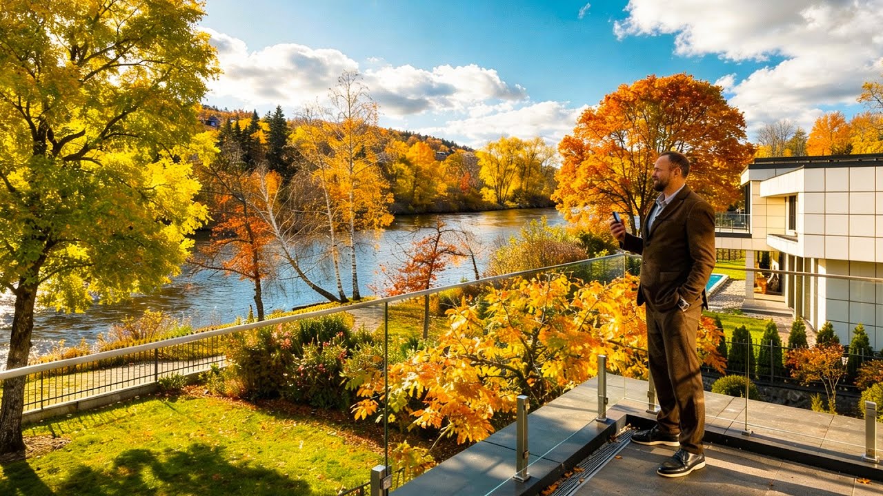 Будинок під Києвом на березі річки • Унікальна локація в новому котеджному містечку • село Козин