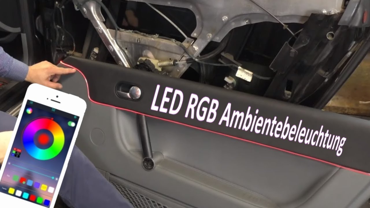  New RGB LED Ambientebeleuchtung audi TT 8N | schrauba