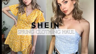 SPRING CLOTHING HAUL - Dresses, Crop tops and more ft. SHEIN