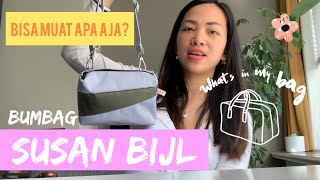 SUSAN BIJL BUM BAG | BISA MUAT APA AJA DI TAS KECIL SUSAN BIJL | APA ISI TAS AKU | VLOG#72