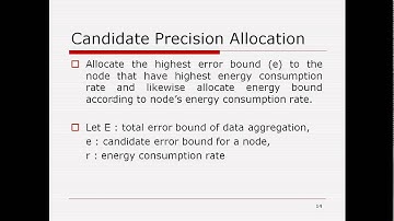 Precision based data aggregation in wireless sensor network