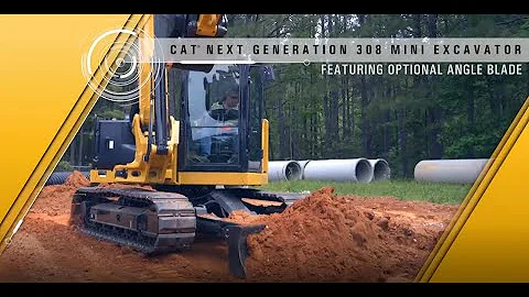 Cat® Next Generation 308 CR Mini Hydraulic Excavator | Sneak Peek