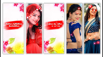 Awesome Full Screen Lyrics WhatsApp Status Video Editing in Teugu | Best Lyrical Editing Kinemaster